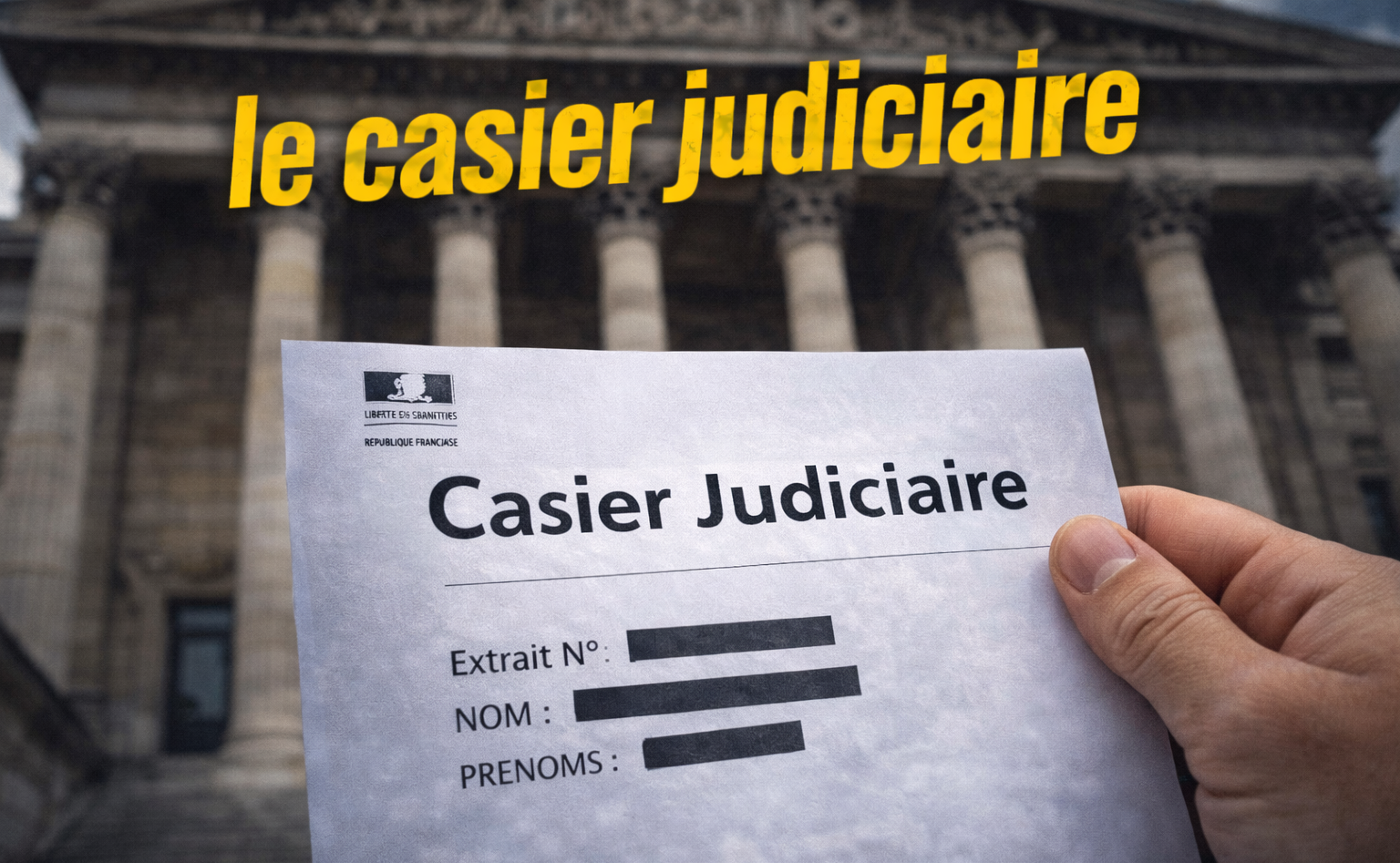 casier judiciaire
