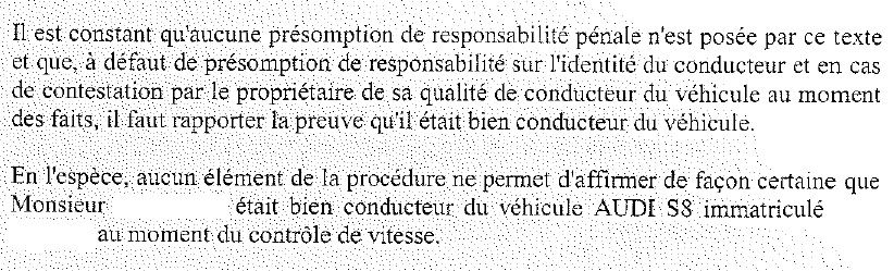 relaxe pour grand excès de vitesse devant le tribunal de police d'Evreux obtenue par Maître Etienne LEJEUNE, avocat droit routier permis de conduire