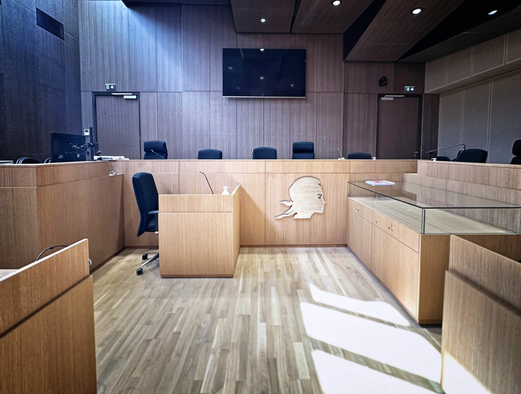 audience au tribunal correctionnel de Lisieux