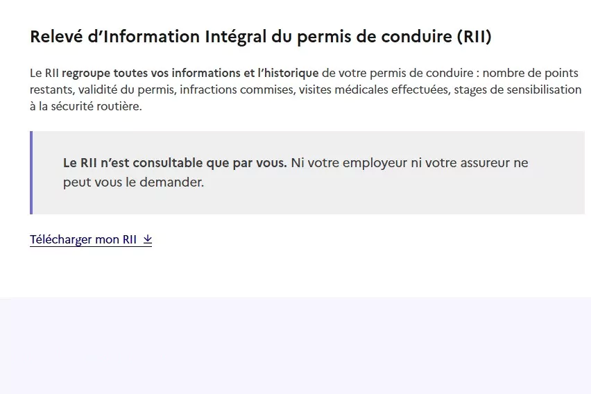 consulter le fichier des permis interrompt la prescription !
