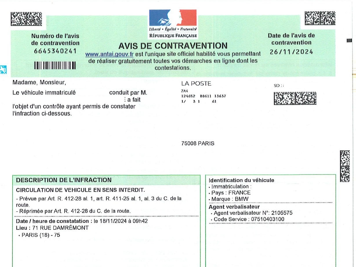 Amendes routières quels montants pour quelle infraction