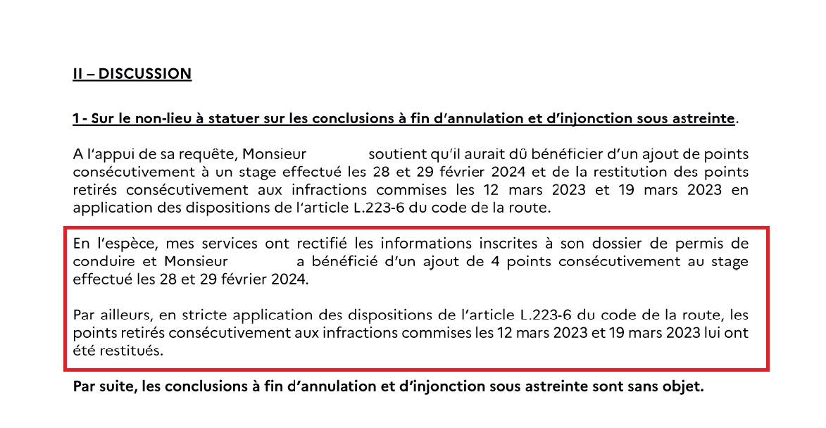 Stage de récupération non pris en compte comment j’ai sauvé le permis d’un conducteur à Melun