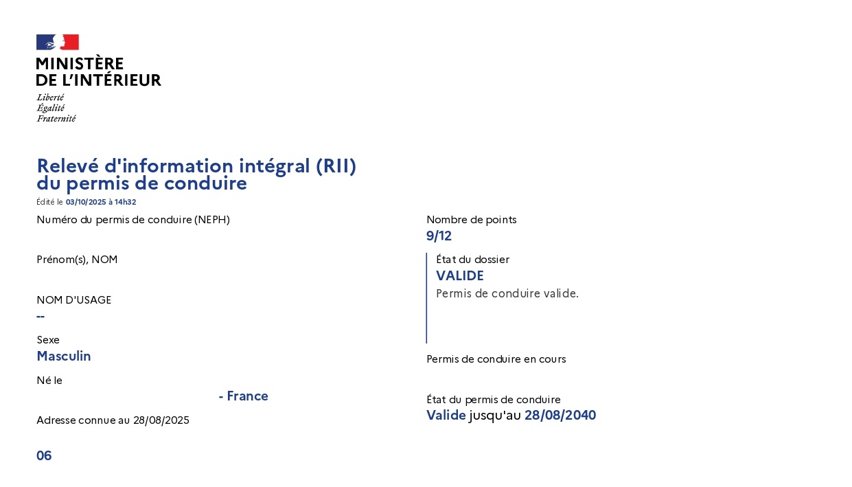 Permis sauvé à distance après une 48SI notifiée à une mauvaise adresse