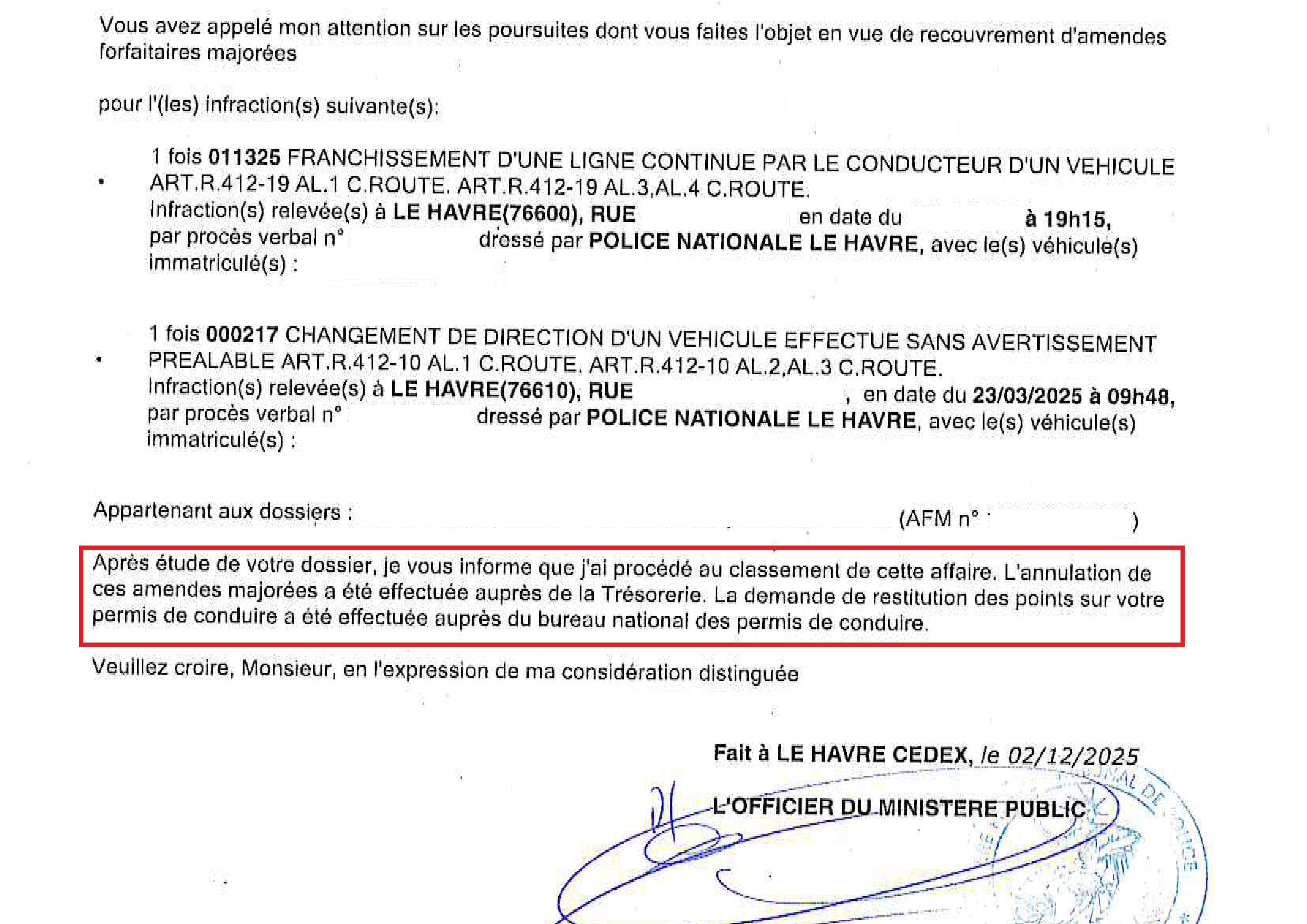 6 points envolés… puis récupérés