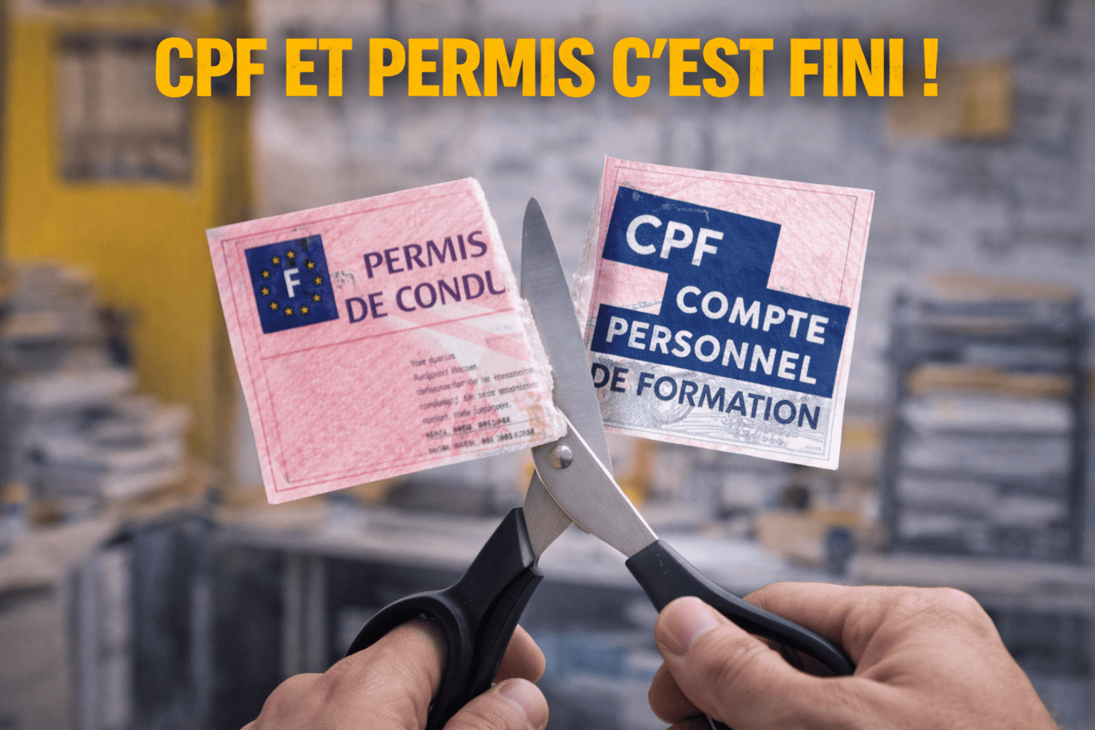 cpf et permis c'est fini