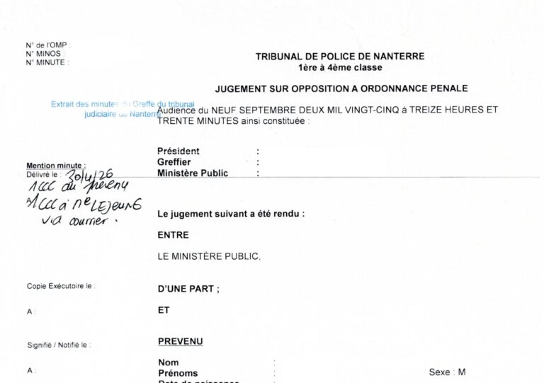 Deux PV à la volée, 6 points en jeu comment j'ai sauvé le permis de mon client au tribunal de Nanterre