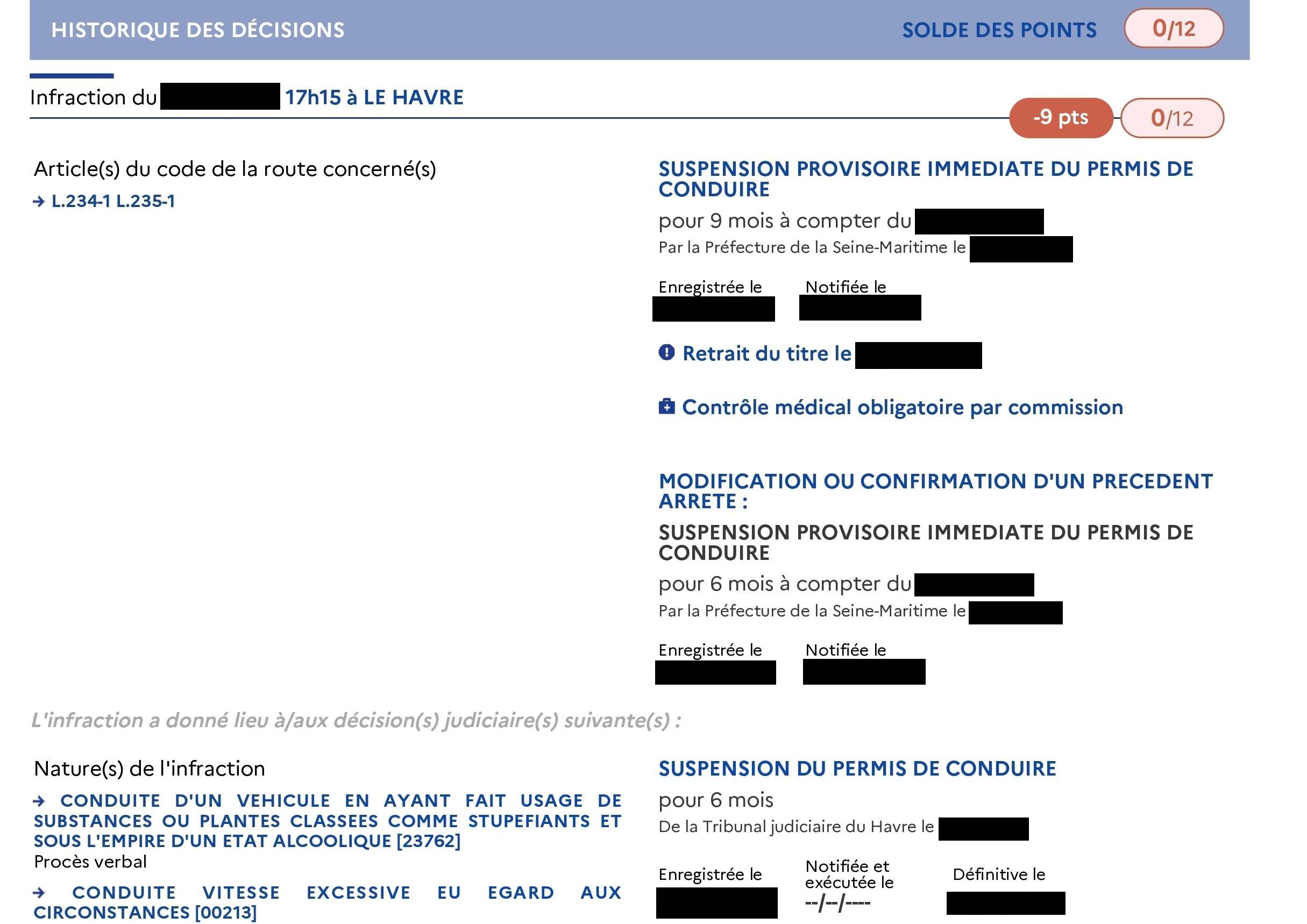 Peut-on perdre 9 points d'un coup sur son permis de conduire