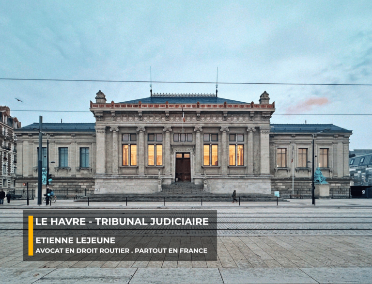CRPC au Havre alcool au volant, suspension réduite et bulletin n°2 préservé