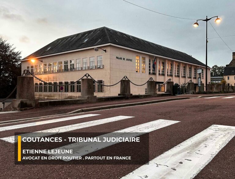 Délits routiers en récidive à Coutances pas d'interdiction de repasser le permis